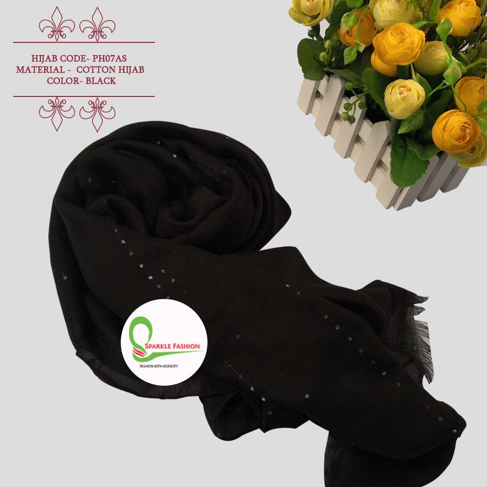 Plane Hijab Cotton03